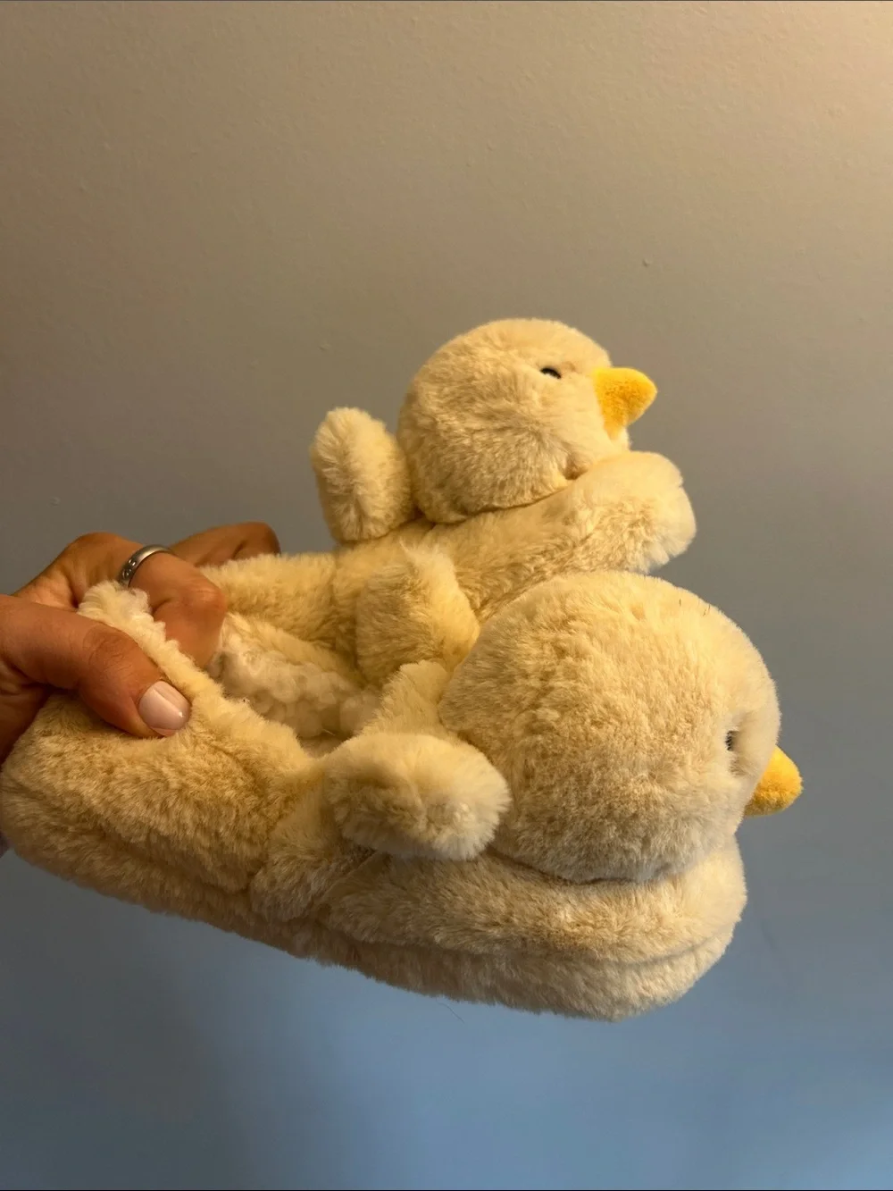 Cozy Yellow Duck Toddler Slippers - Plush Comfort